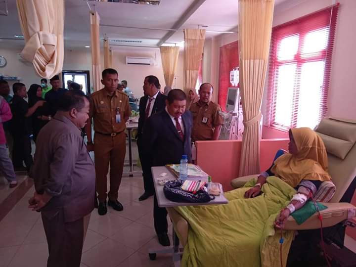Kunjungan Bupati Ke RSUD Duri Minta Jangan Pilih-Pilih Dalam Melayani Pasien, Layani Dengan Baik Dan
