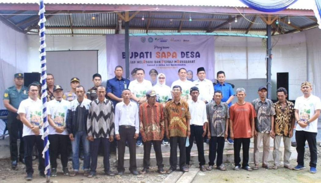 Program Bupati Sapa Desa ke-2 di Desa Sei Nahodaris di Gelar