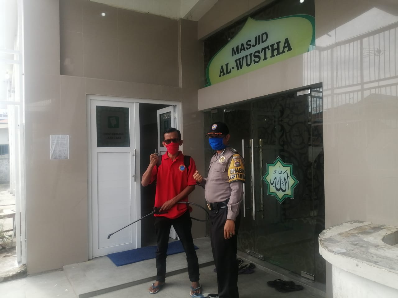 DPW KAMIJO Sumbar Lakukan Penyemprotan Disinfektan, Pencegahan Covid 19