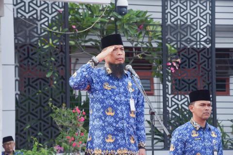 Bupati Bengkalis Pimpin Upacara HKN dan HUT Ke-78 Koperasi Nasional