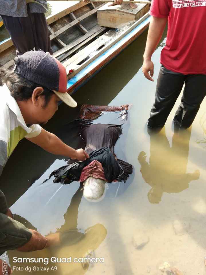 Setelah Empat Hari, Balita Hanyut Di Sungai Bilah di Temukan