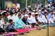 Bupati Bengkalis Bersama Ribuan Masyarakat Tunaikan Solat Idul Adha di Mandau