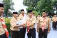 Peringati Hari Pramuka Kwarcab Labuhanbatu Ziarahi Makam Pahlawan