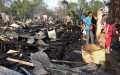 Puluhan Rumah di Tembilahan Terbakar