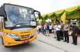 Plt Bupati bersama Polda Riau launching 4 unit bus sekolah