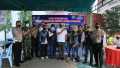 Kapolres Bengkalis Bersama Komunitas Motor tua Laksanakan Bakti Sosial dan Vaksinasi