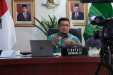 Pj. Bupati Bengkalis Presentasi Inovasi Government Award Tahun 2020 Secara Virtual