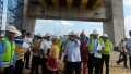 Tinjau Jembatan Siak IV, Plt Gubri Bilang Progres Sudah 23 Persen
