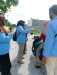 Sambut New Normal, Relawan Covid-19 UNRI Bagikan Masker dan Brosur di Kel. Delima
