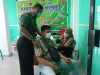 Percepatan Vaksinasi massal,, Koramil 03/Mandau Lakukan Pendampingan UPT Puskesmas Duri Kota