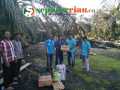 PK KNPI Sabak Auh Bantu Korban Bencana Kebakaran Rumah di Kampung Sabak Permai