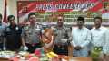 Kapolda Banten Laksanakan Press Conference Jaringan Pembobol ATM Lintas Daerah