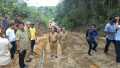 Tinjau Lintas Lipatkain-Lubuk Bigau Gubri Janji Perbaiki Dua Titik Jalan Rusak
