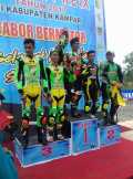 Balap Motor Sukses di Kampar, Perebutkan 5 Medali
